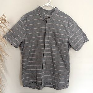 HURLEY Men's Keanu Short-Sleeve Shirt XL